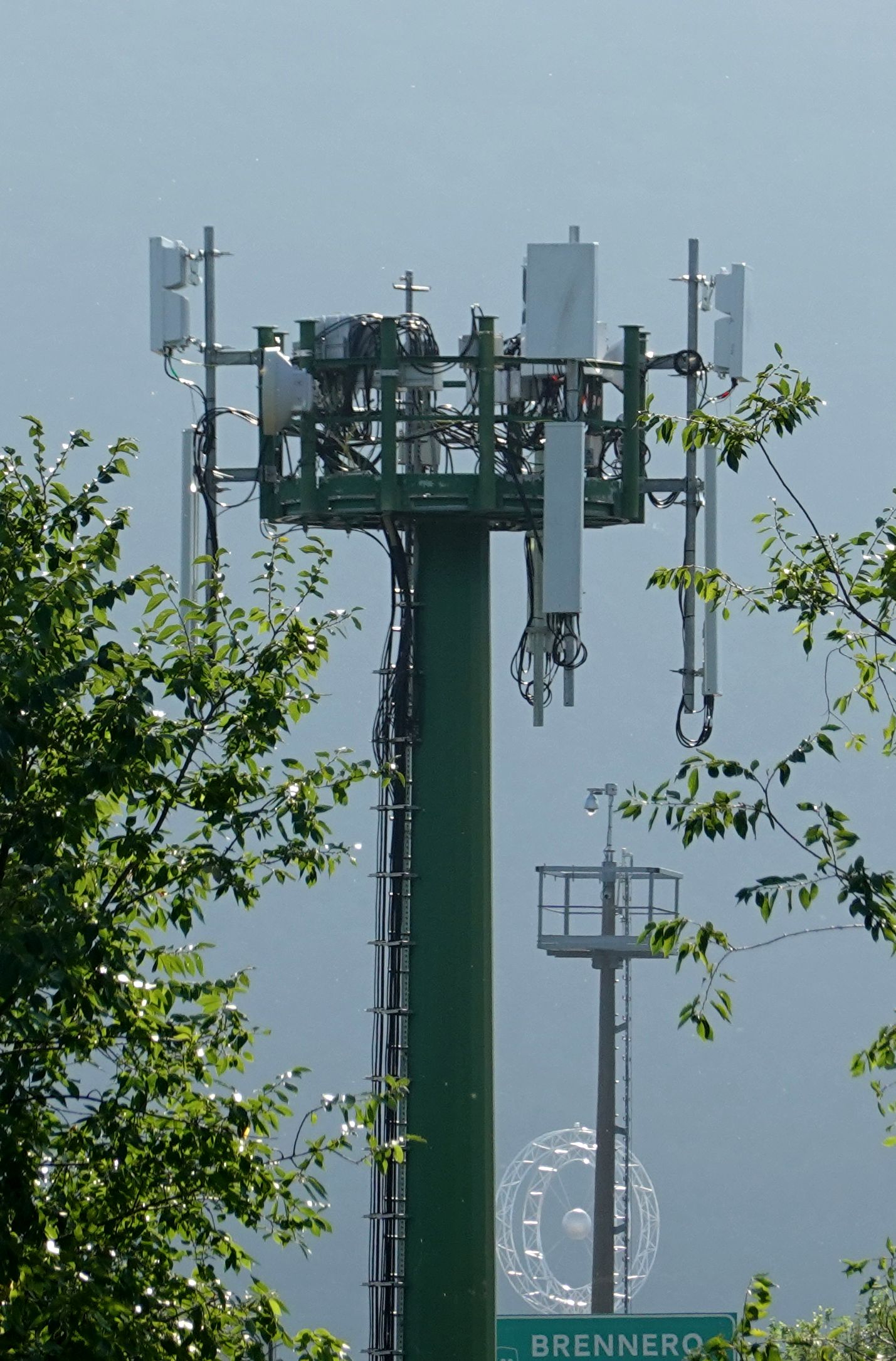 Die Anlage mit den 5G-Antennen von Zefironet im September 2023.