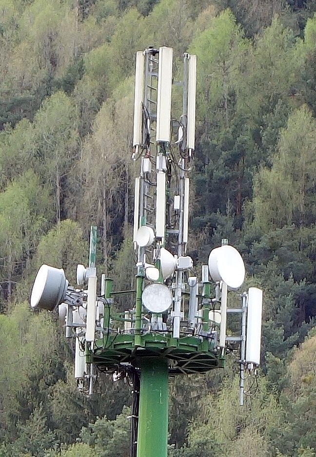 Die Antennen von Tre, Vodafone und Tim im April 2019