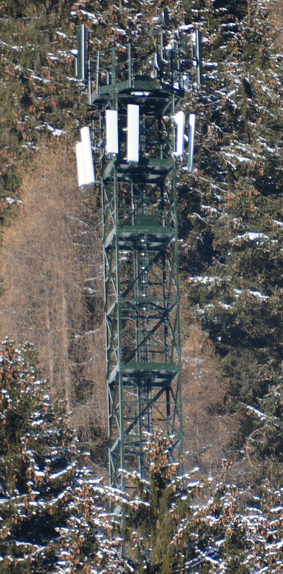 Die Anlage im Februar 2019 mit Vodafone und Tim