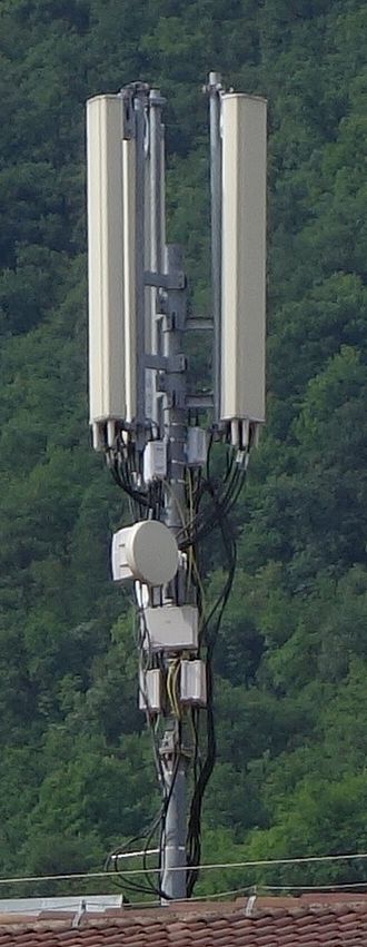 Die Antennen von Wind3 im Juni 2019