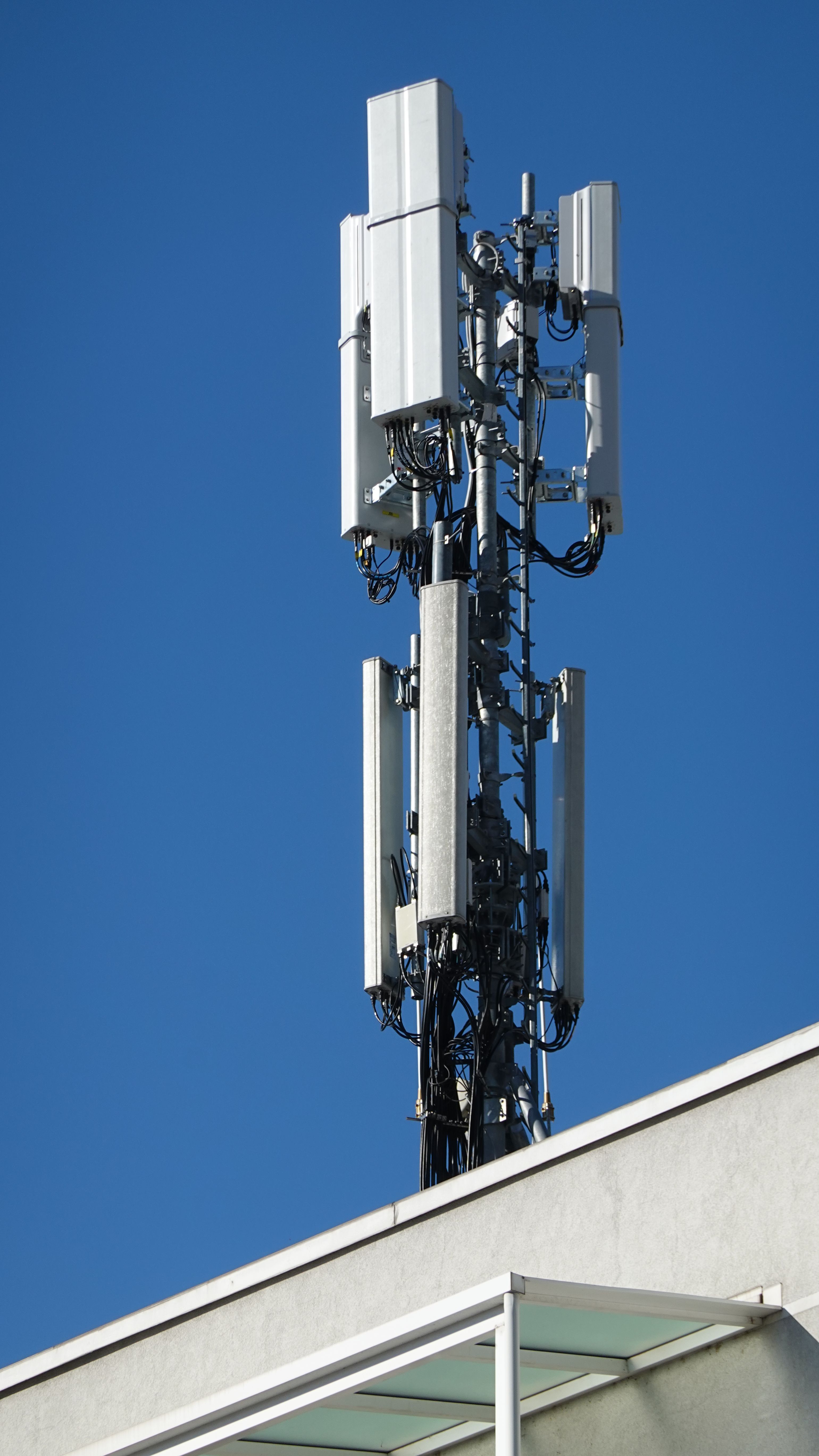 Die Antennen im März 2025. Vodafone jetzt auch mit 5G-Antennen