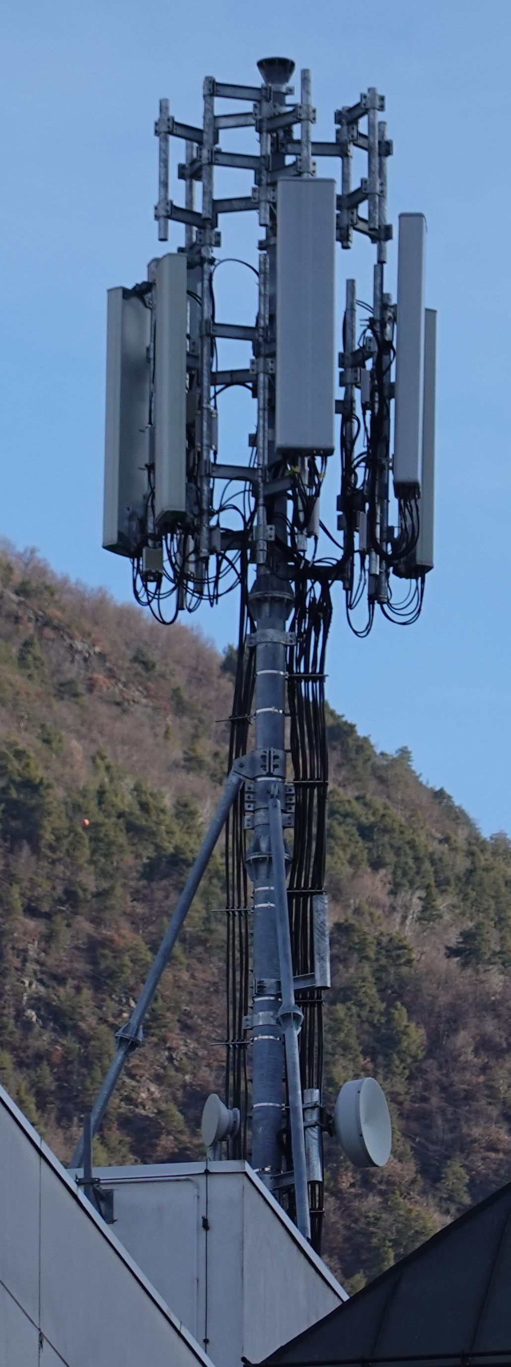 Die zusammengelegten Antennen von Tim und Vodafone im Jänner 2022.