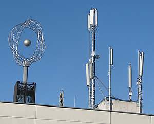 Das neue Antennensystem von Vodafone und die Einzelantennen von Tim