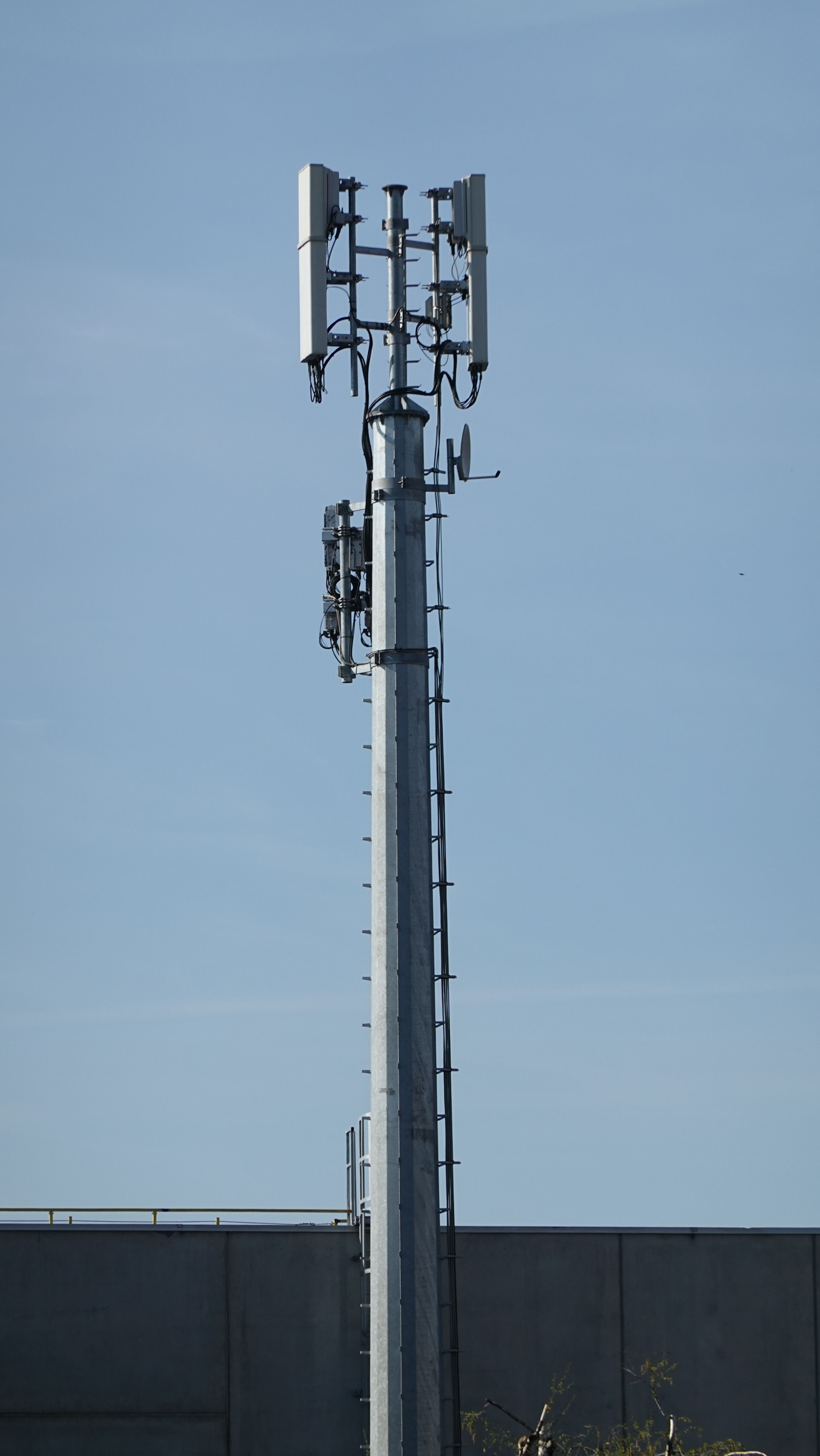 Die unveränderte Anlage im März 2026