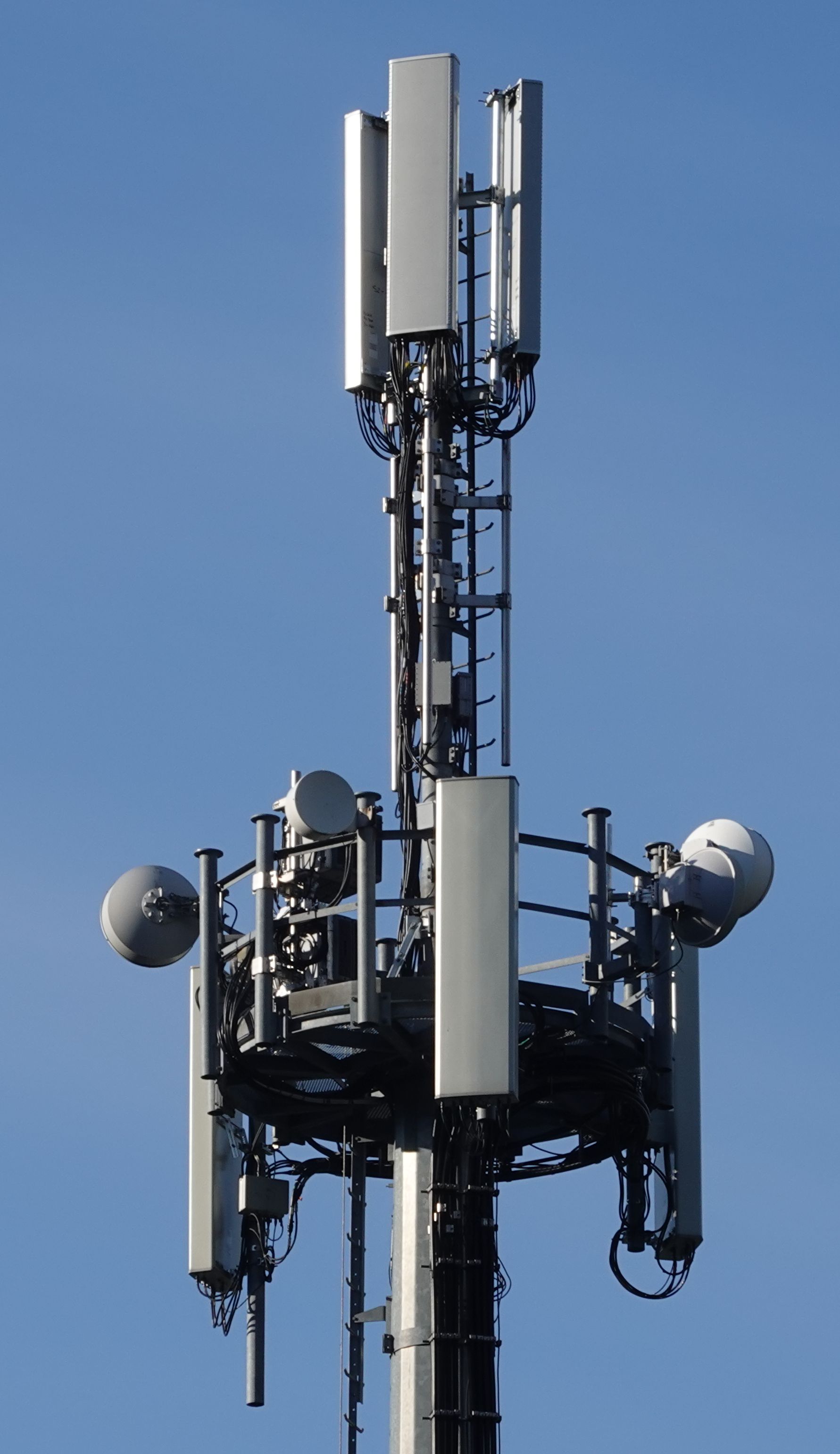 Die umgebauten Antennen von Vodafone im April 2021