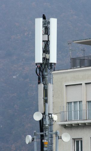 Die Antennen von Vodafone im Februar 2017. Foto Alex Ties