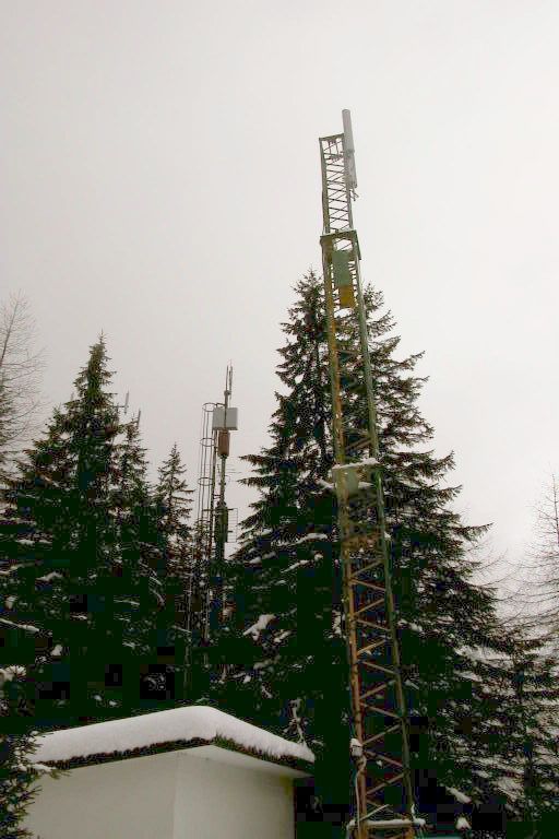 Die provisorische Anlage von Wind im November 2000