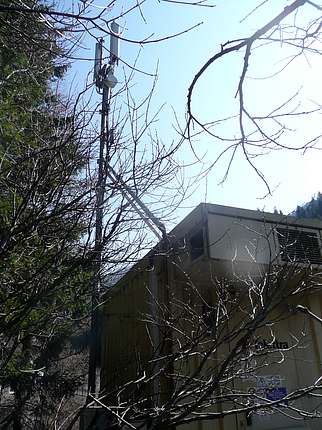 Die umgebaute Anlage von Tim ohne Antennenausleger