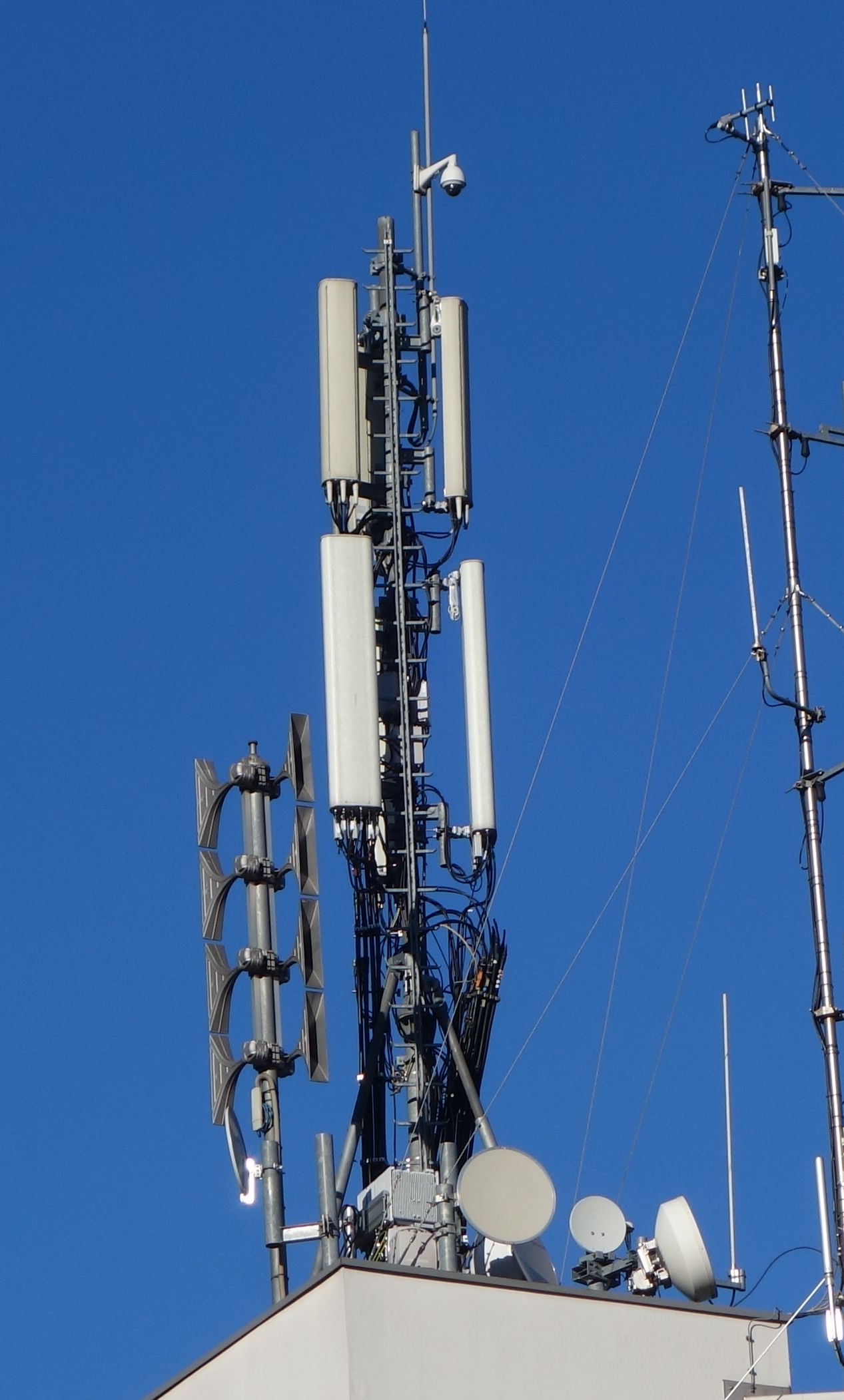 Die Antennen von Wind3 im Jänner 2020