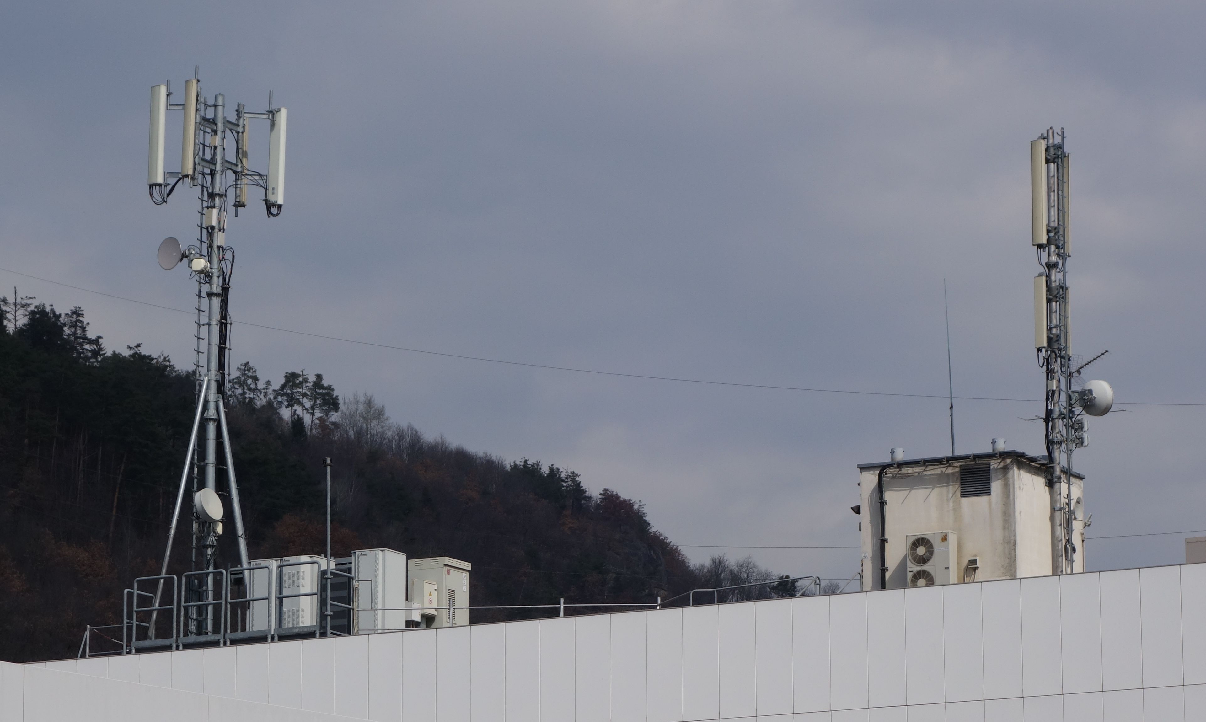 Die Antennen im April 2018