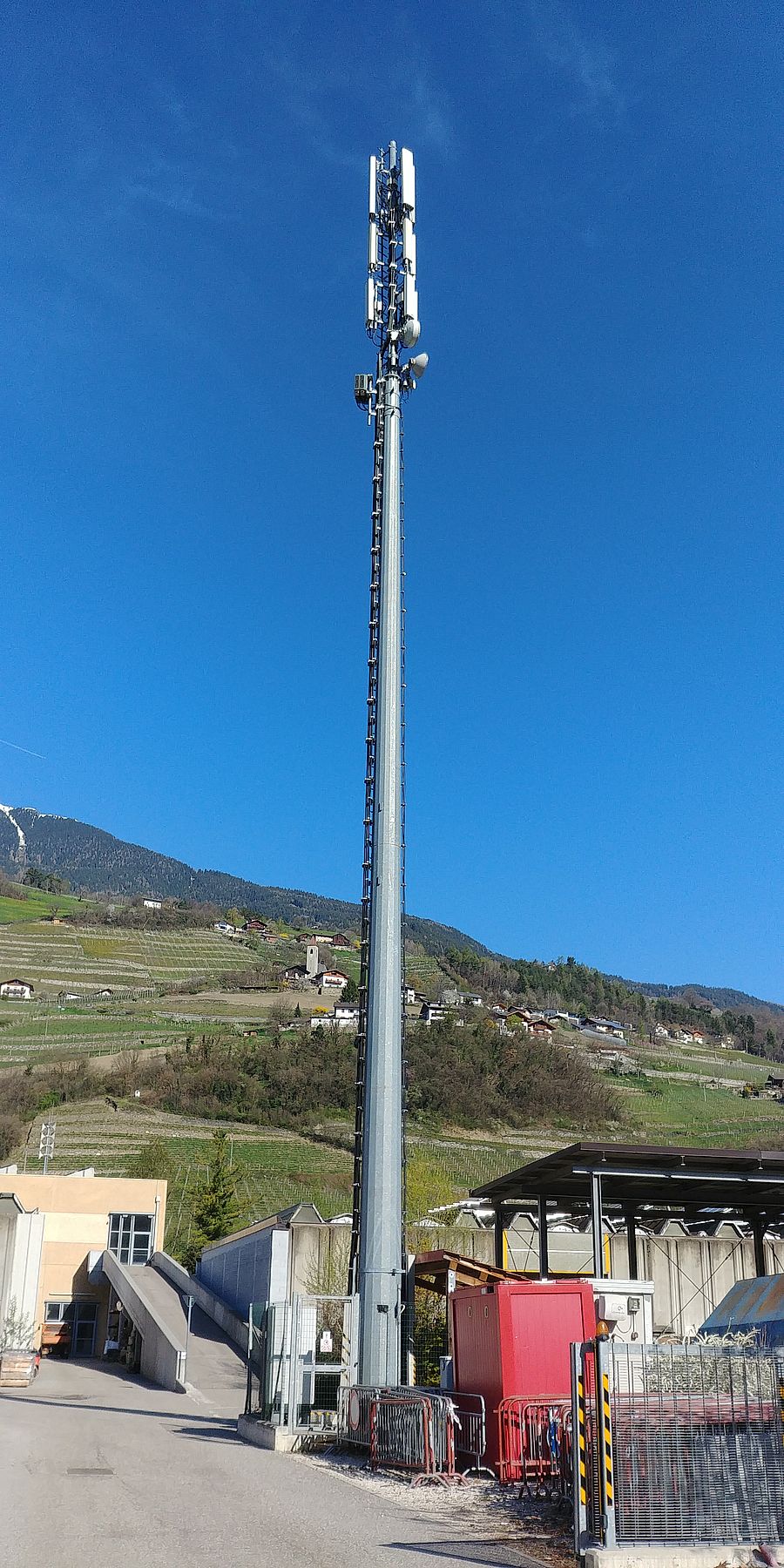 Die Anlage im April 2018