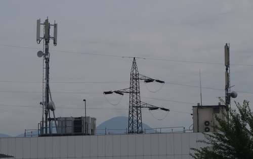Die umgebaute Anlage von Vodafone im Sommer 2015 mit LTE