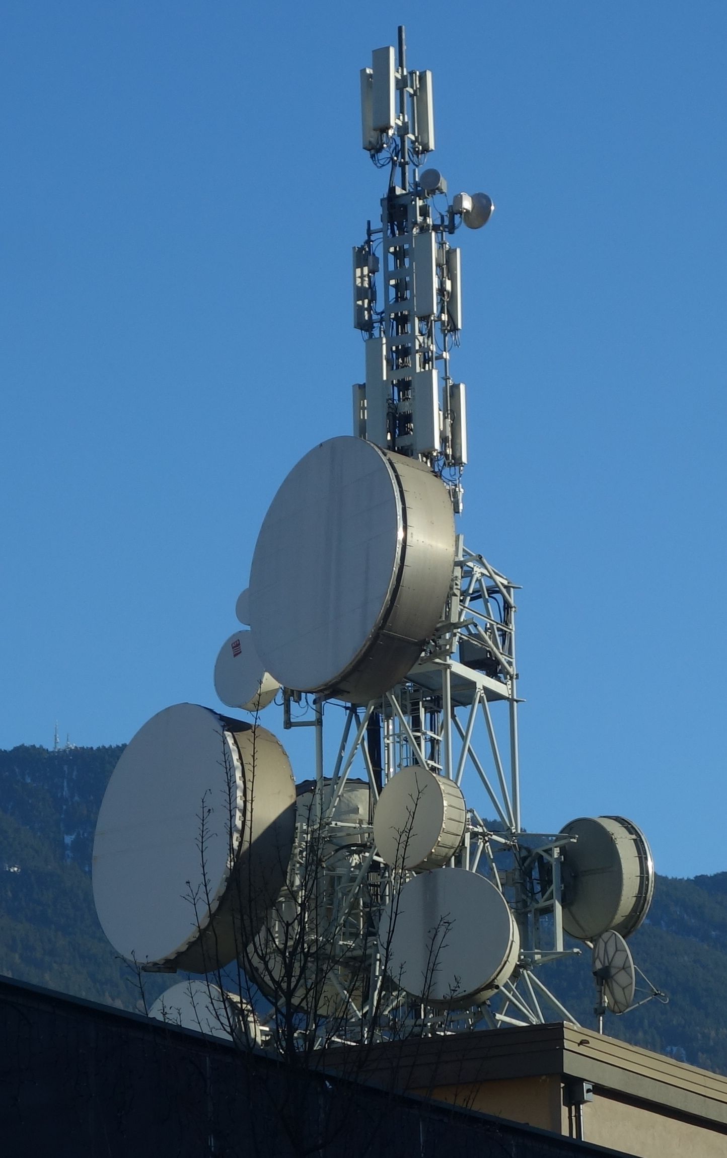 Die Antennen von Tim und Vodafone im Jänner 2020