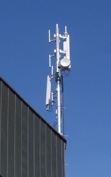 Die Antennen in Richtung Osten