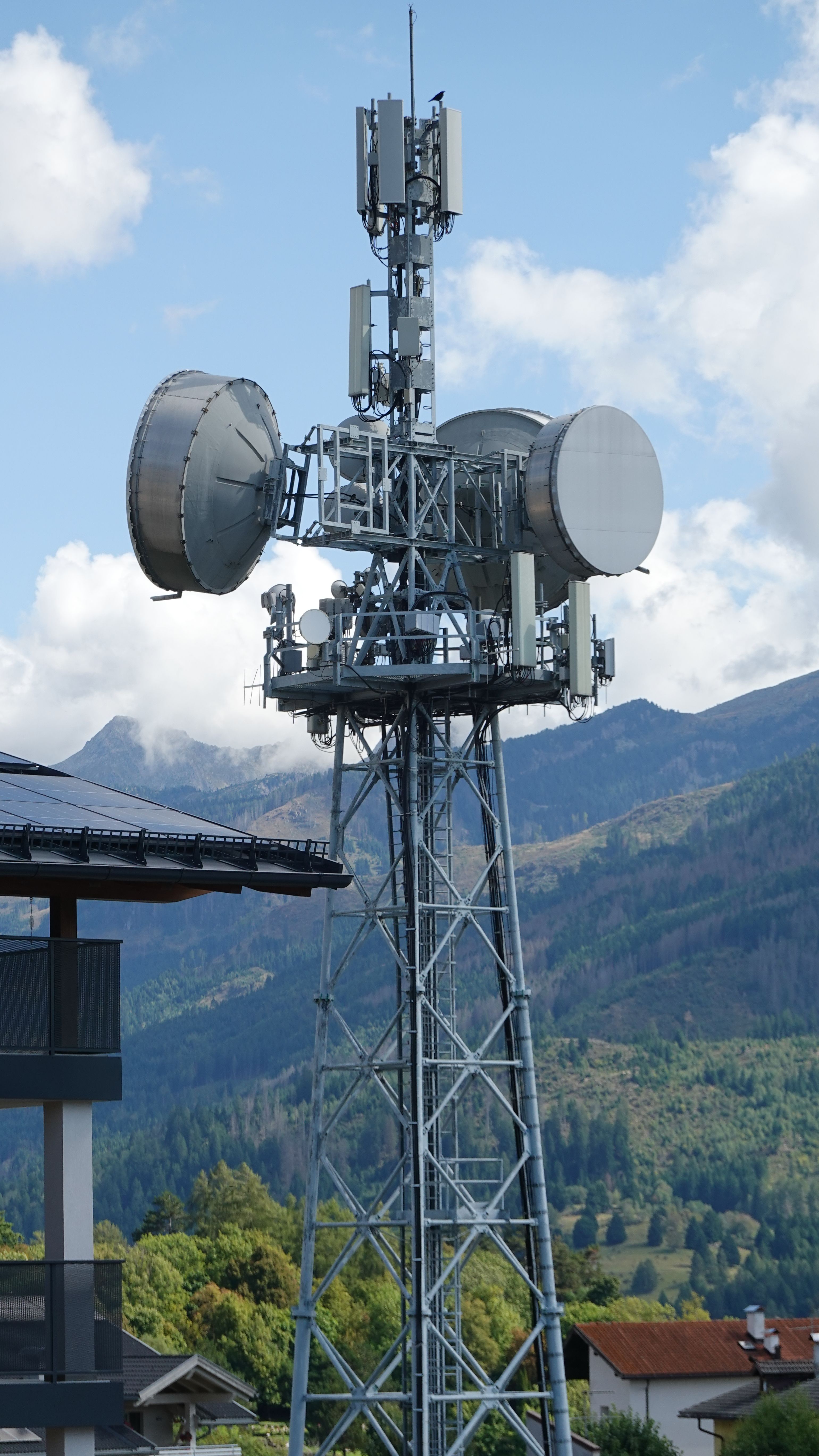 Die Antennen in Richtung Westen im September 2025
