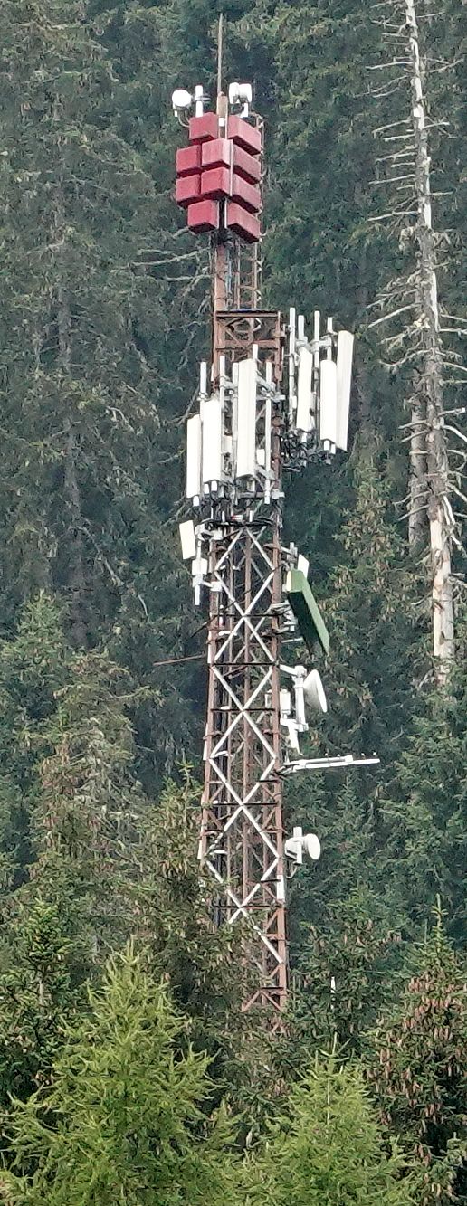 Die RAI-Anlage mit den Antennen von Tim im September 2020