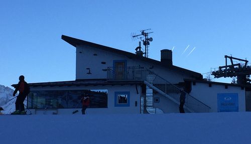 Die Mikrozelle auf der Comicihütte im Dezember 2016