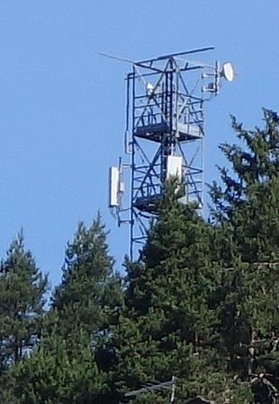 Die Anlage im Juni 2018 nur mehr mit den Antennen von Wind. Tim ist ja zu Vodafone übersiedelt.