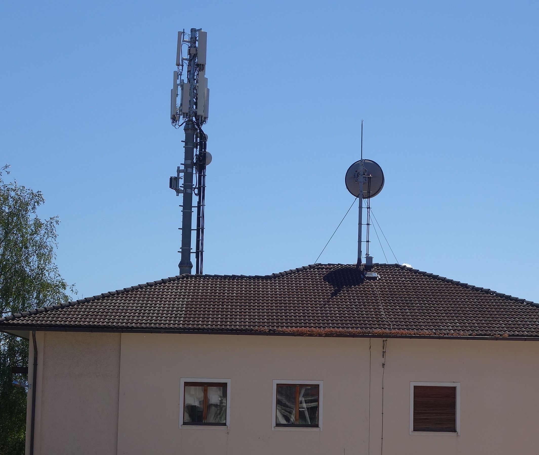 Die Telecomzentrale im Sommer 2016