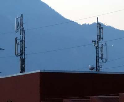 Die Antennen der Betreiber Tim, Vodafone und Wind seit Dezember 2015.