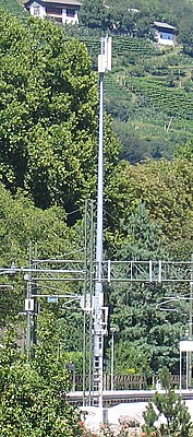 Die verstellte Anlage am Bahnhof Klausen
