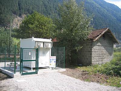 Die Anlage der Eisenbahn noch in Bau