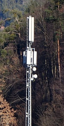 Die Anlage auch mit den Antennen von Tim