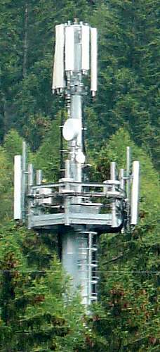 Die Anlage von Tim im Sommer 2010 auch mit den Antennen von Wind