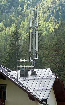 Die Antennen von Wind und seit 2010 auch Vodafone