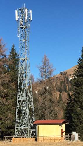 Die Anlage mit den Antennen von Tim. Foto Alex Ties