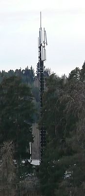 Die Anlage von Tim mit den Antennen von Wind 2005. 
