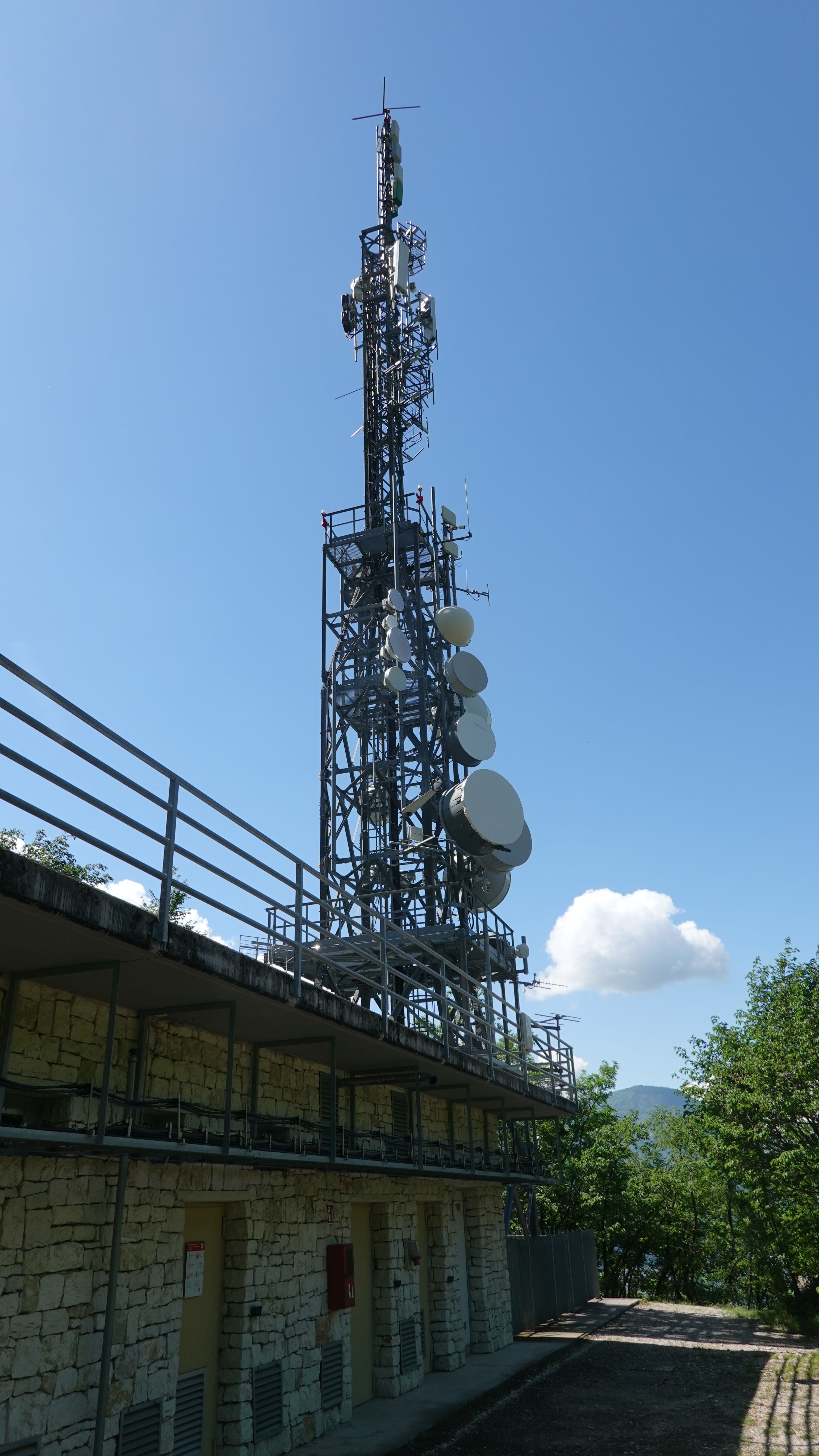 Die Antennen von Tim auf der RAS-Anlage.