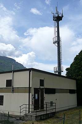 Die umgebaute Antennenanlage von Tim