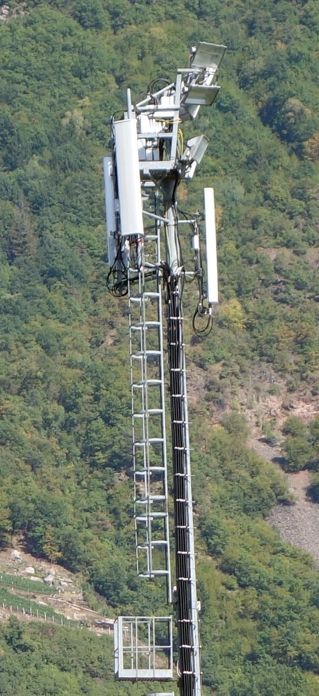 Die Antennen von Wind3 im August 2019.