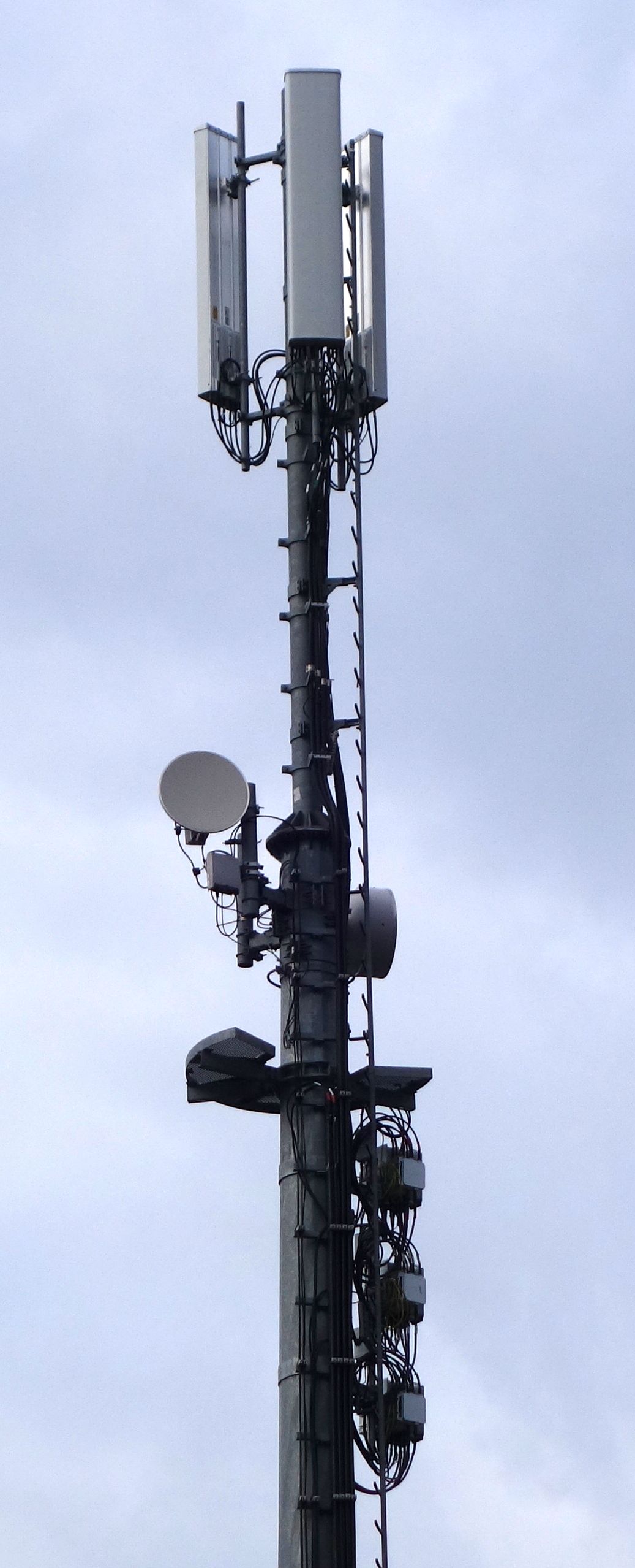 Die Anlage mit den neuen Mobi-Antennen im Jänner 2020