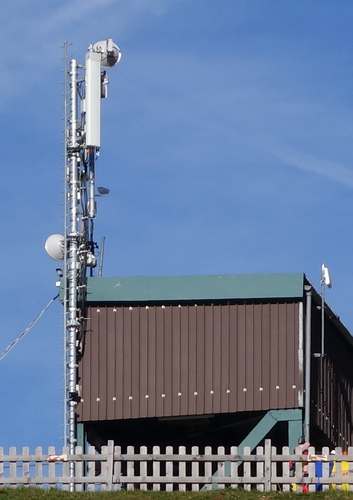 Die Anlage von Vodafone bei der Bergstation der Hirzer Seilbahn.