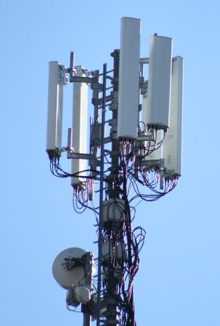 Die Antennen von Vodafone im Dezember 2016. Foto Alex Ties