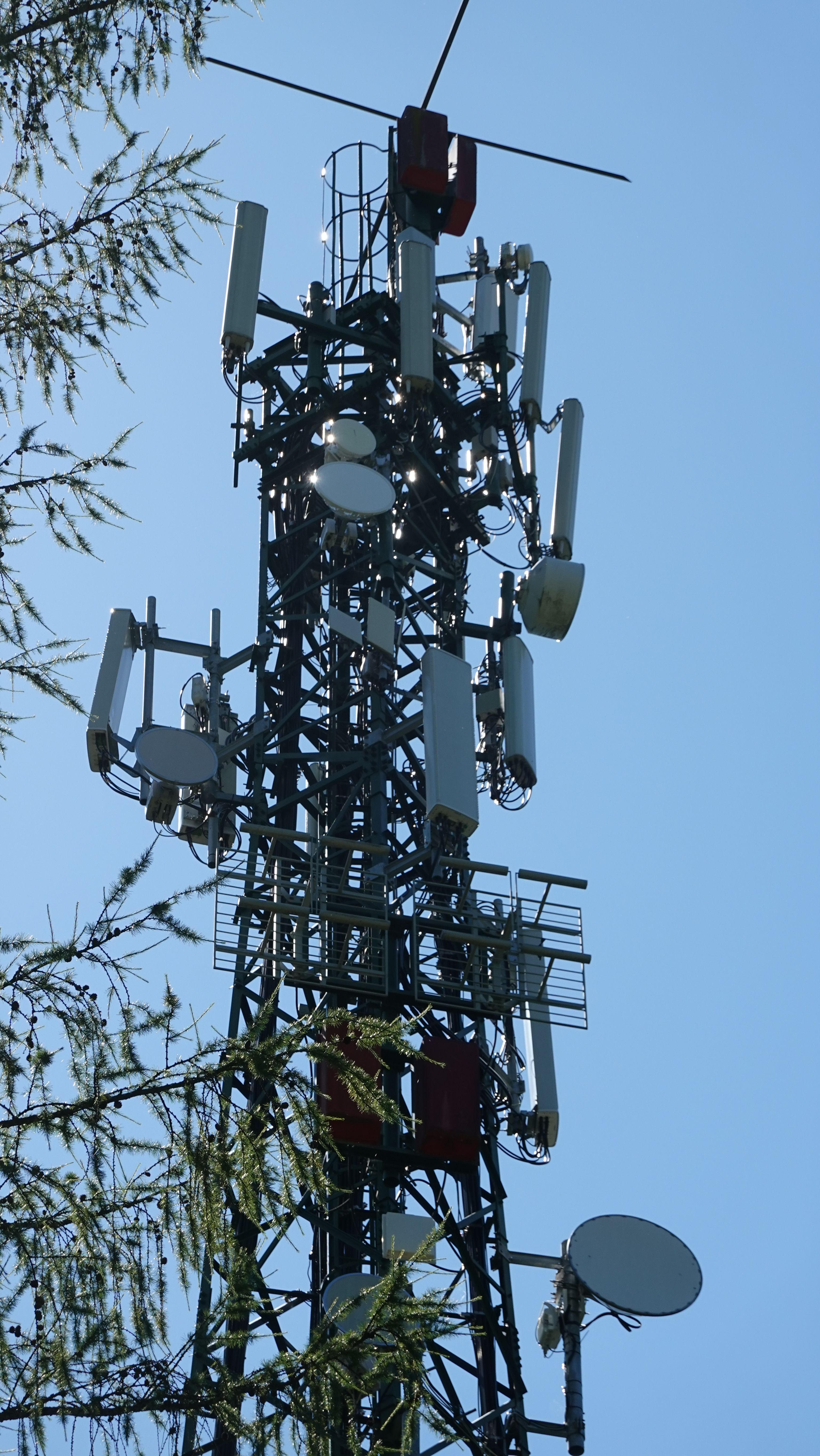 Die Antennen im Juni 2025 von Osten