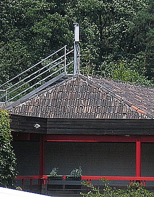 Die Antenne von Vodafone auf dem Lido