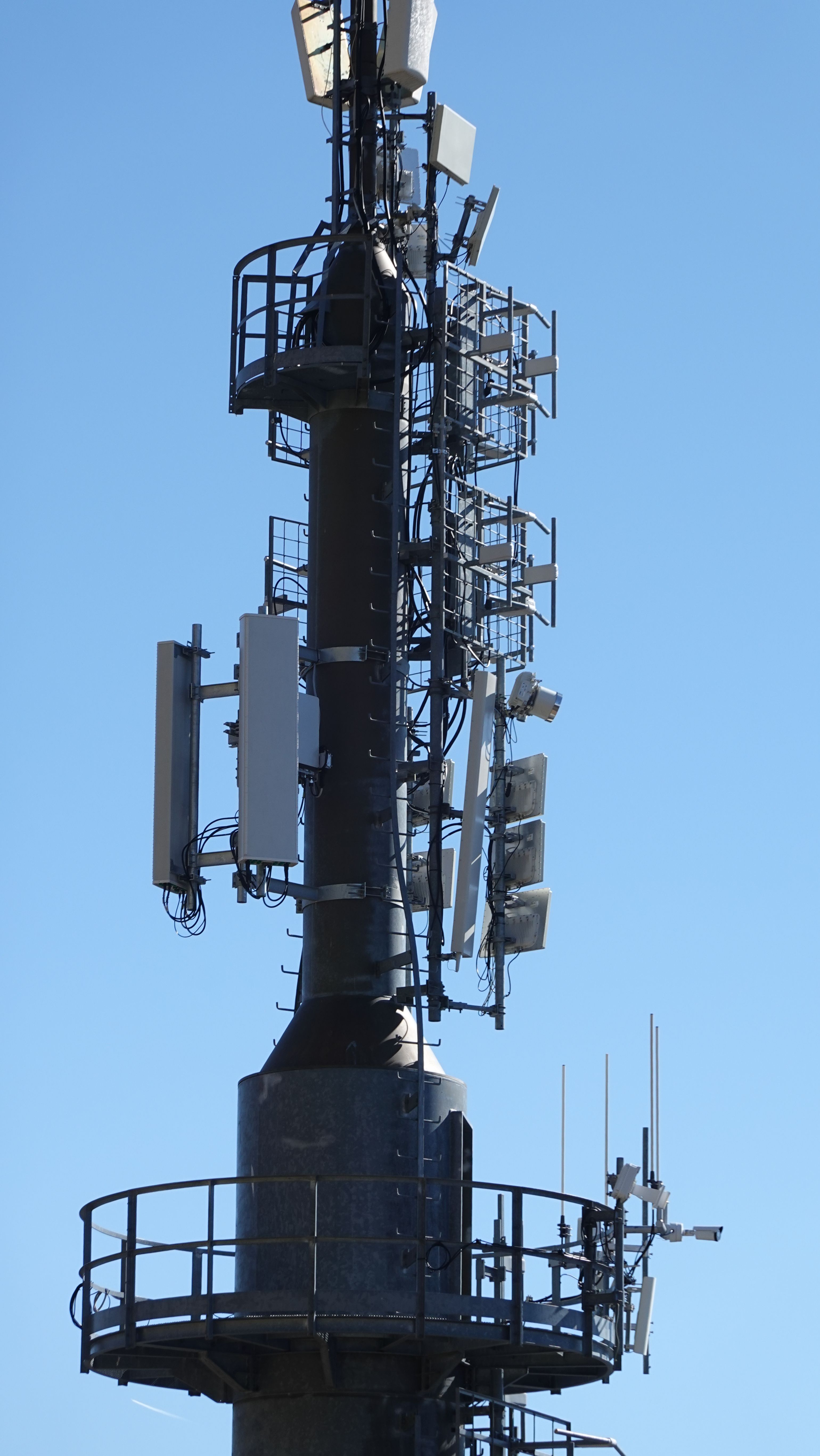 Die Antennen von Vodafone im März 2025