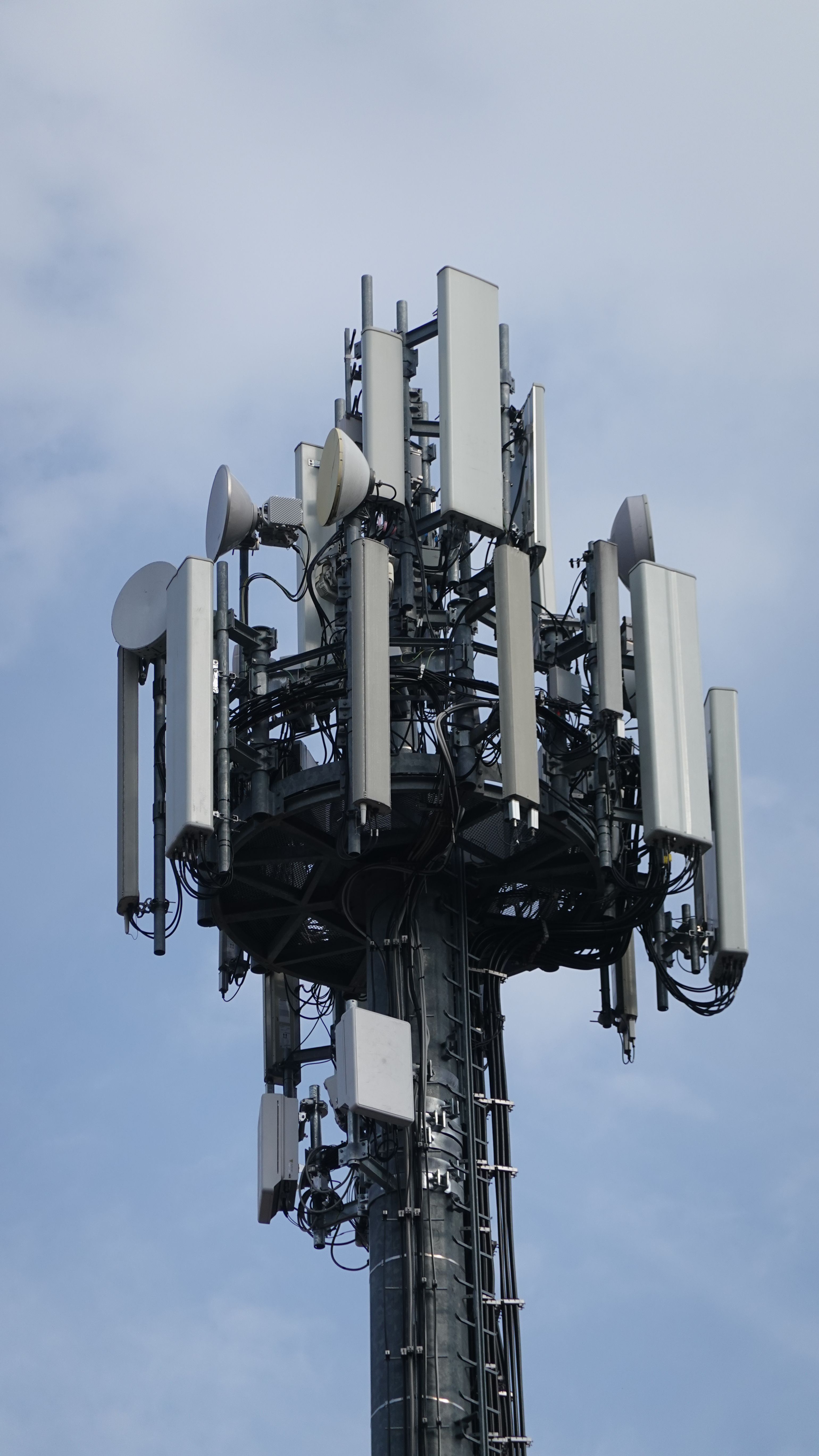 Die Anlage im Februar 2023 mit noch nicht aktiven 5G-Antennen