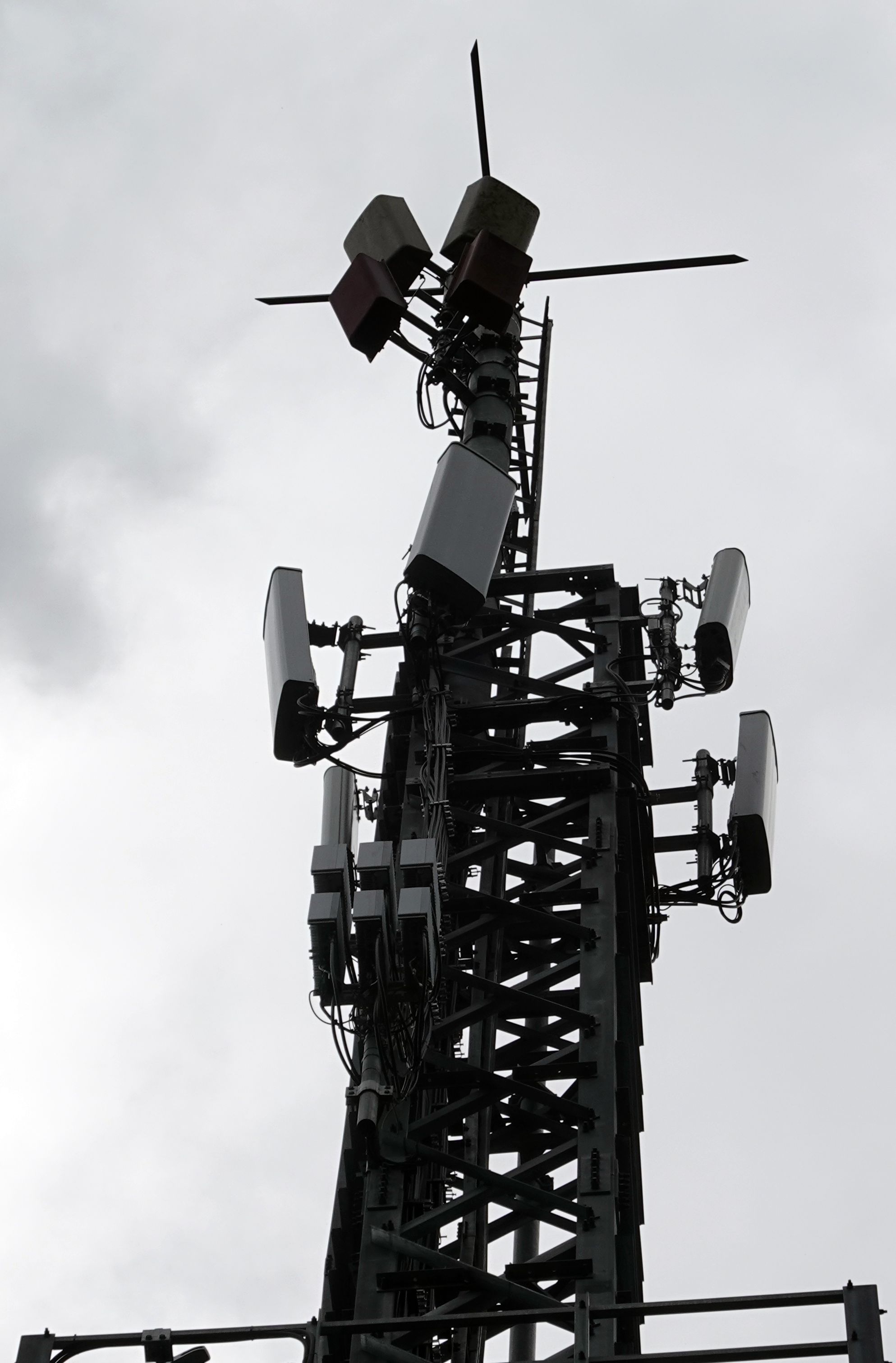Die Antennen im August 2020. Wind3 mit einem 3. Sektor.