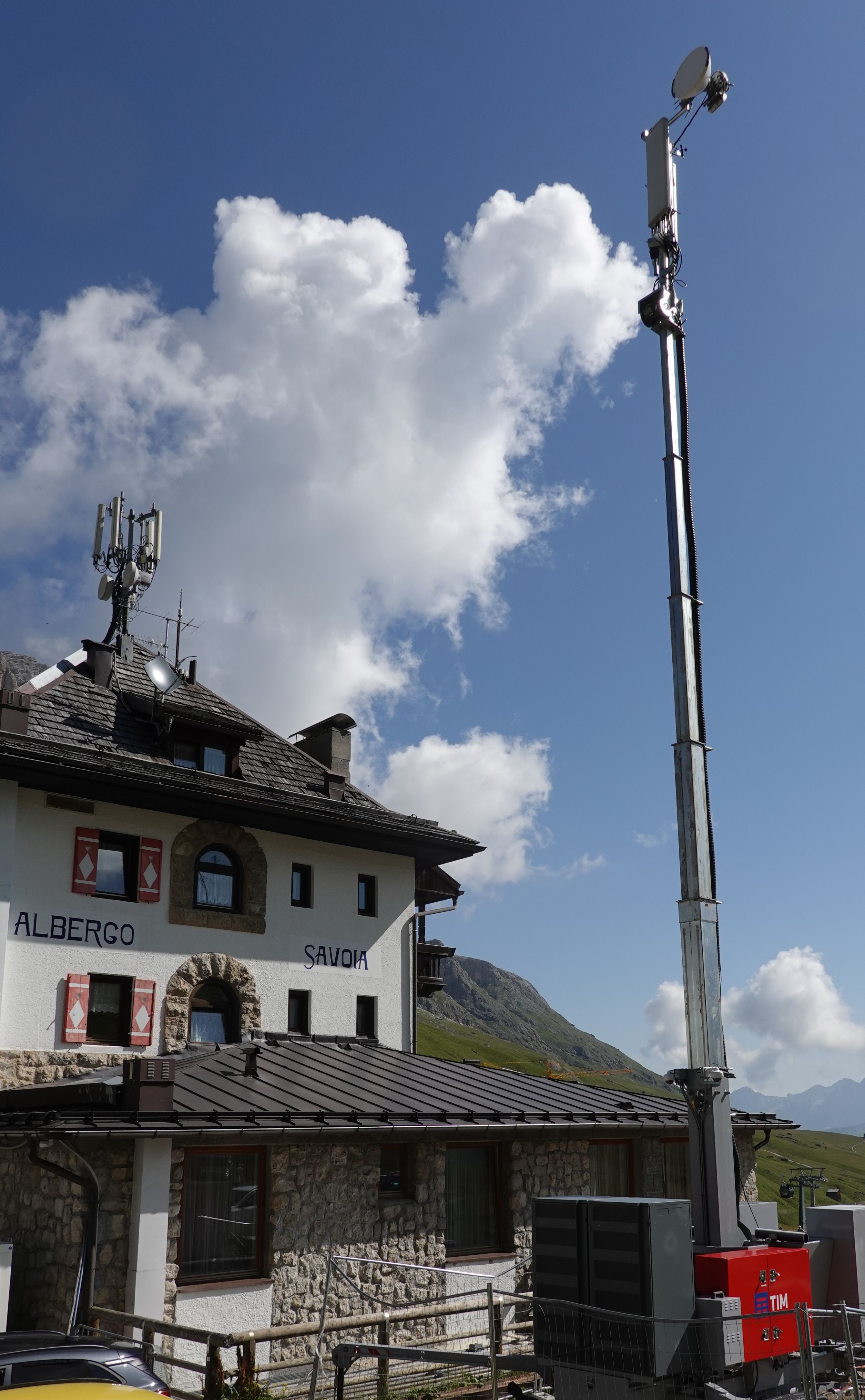 Die Anlagen im August 2020. Tim hat noch immer das Provisorium.