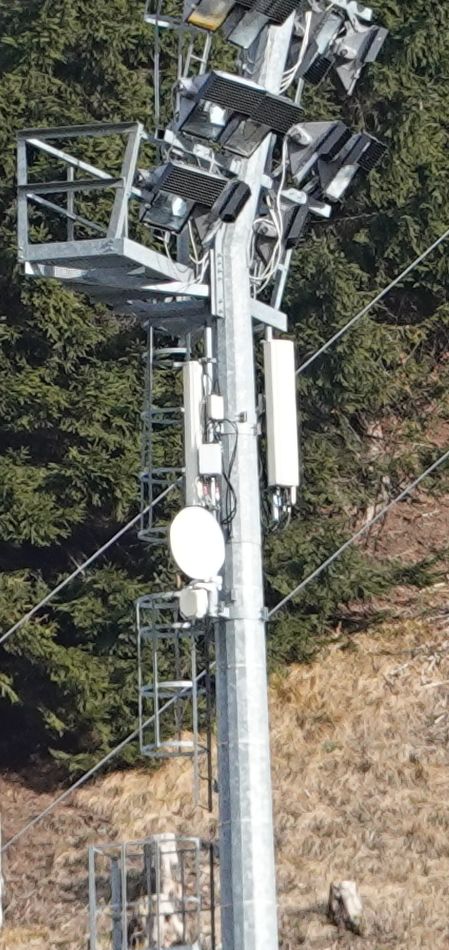 Die Antennen von Vodafone im Dezember 2020