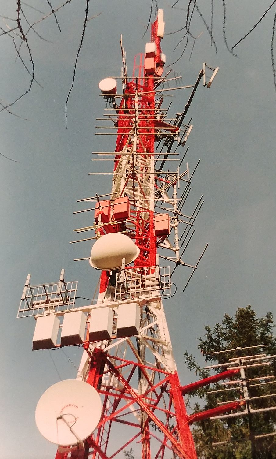 Die Anlage im Februar 2001 mit Vodafone