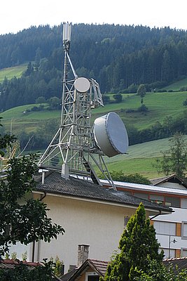 Die Antennen von Tim auf der Telecomzentrale
