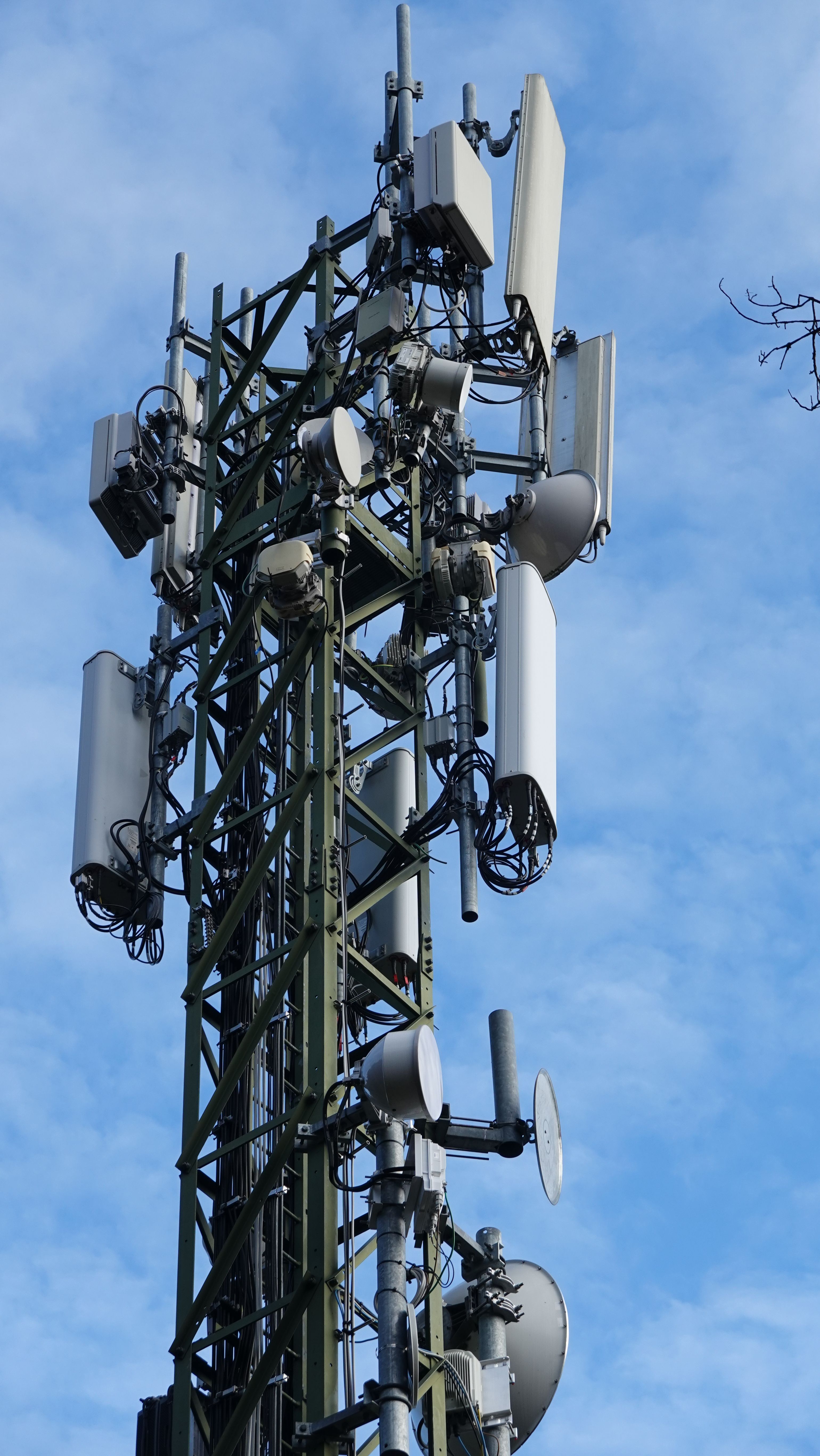 Die Antennen von Norden aus gesehen im Dezember 2025