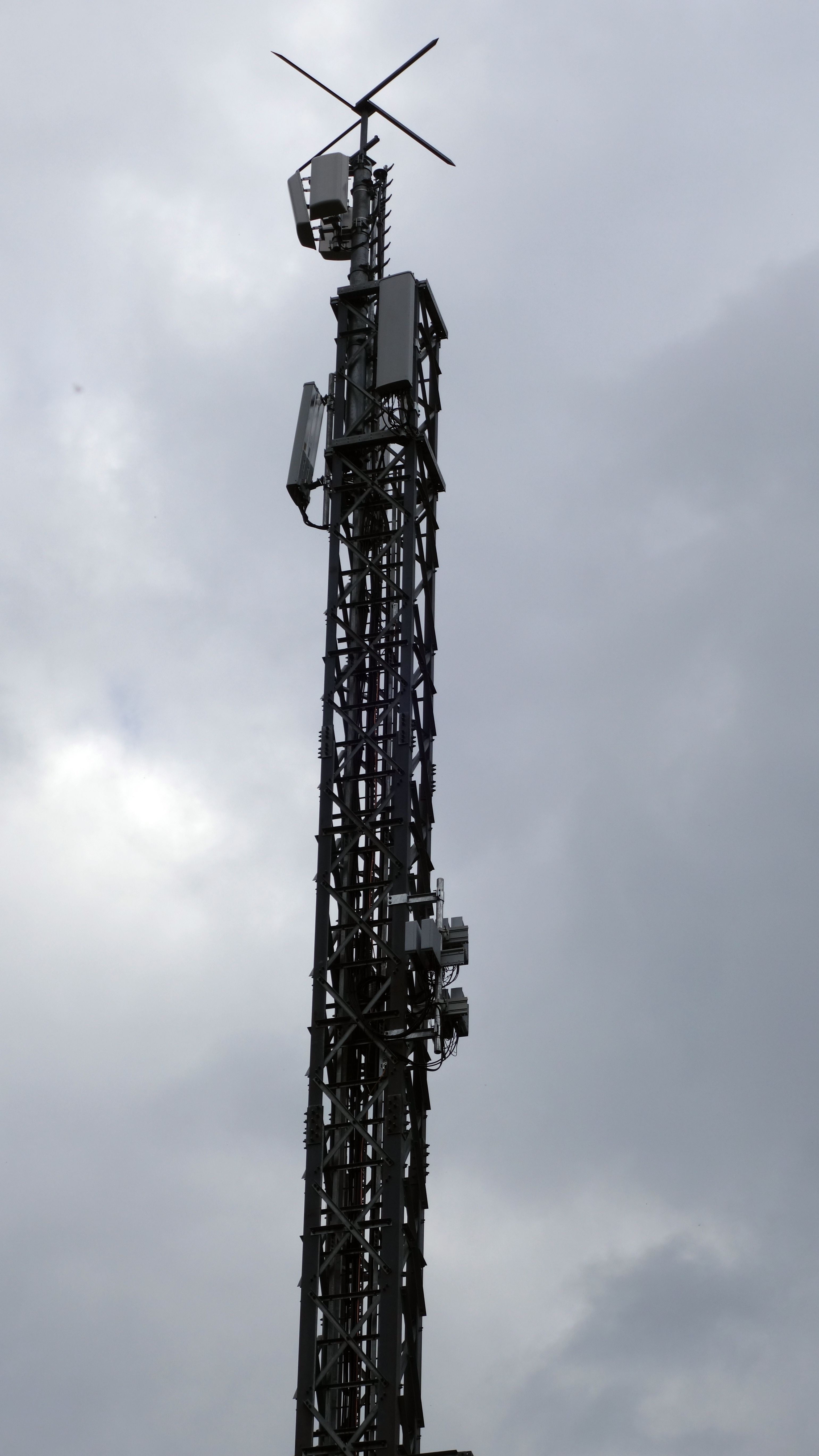 Die Antennen Anfang Oktober 2019
