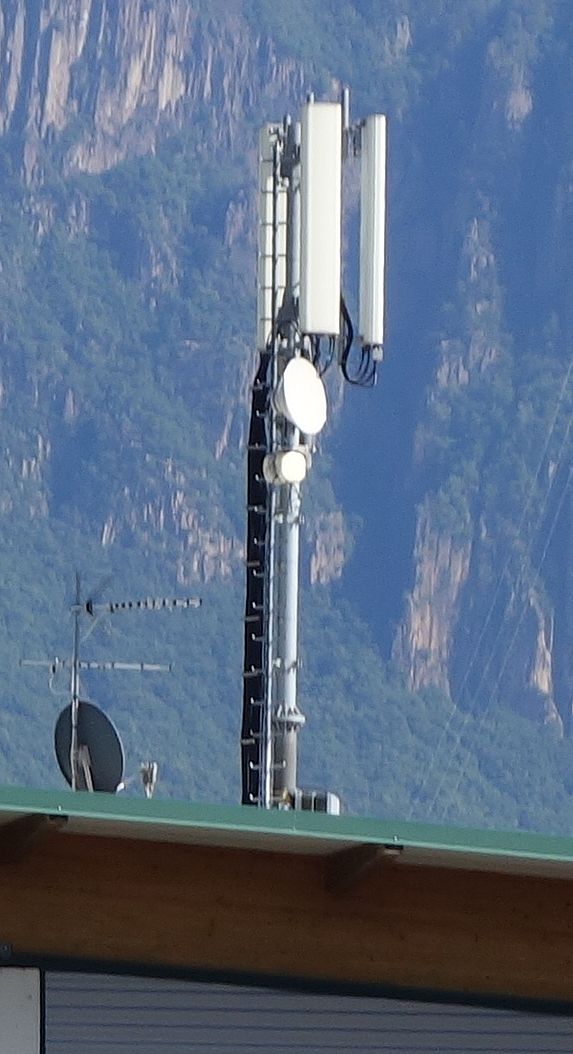 Die Antennen von Vodafone im September 2019