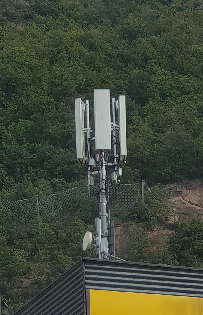 Die umgebaute Anlage von Wind mit den neuen Mobi-Antennen. Foto Daniel